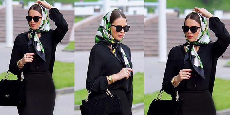 Офисный стиль с платком